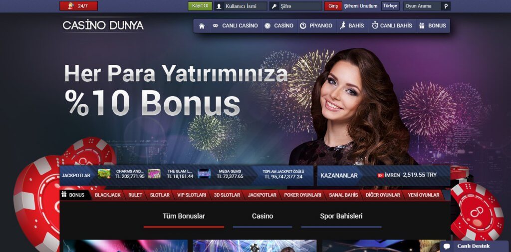 Casino Dünya bonus