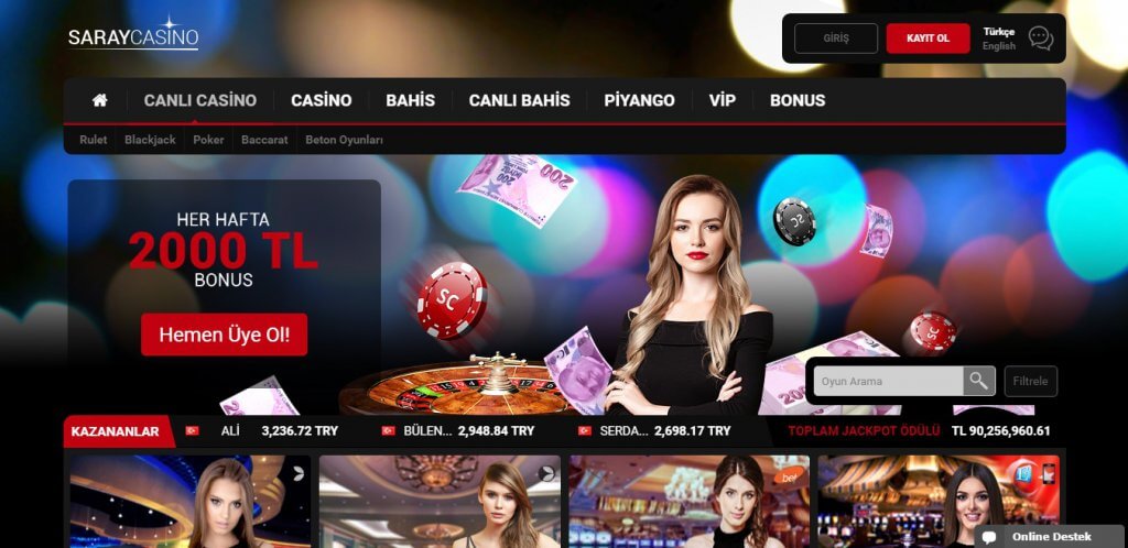 Saraycasino canlı casino