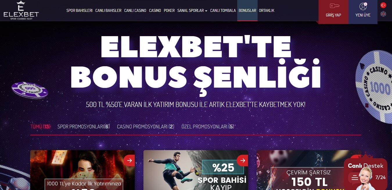 Elexbet bonus