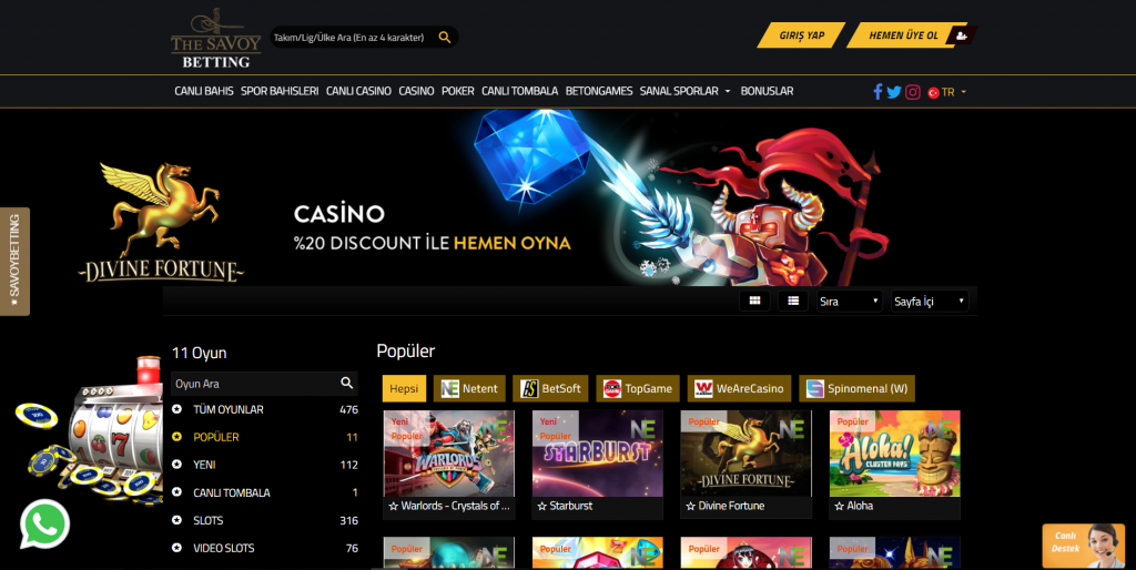 SavoyBetting Casino